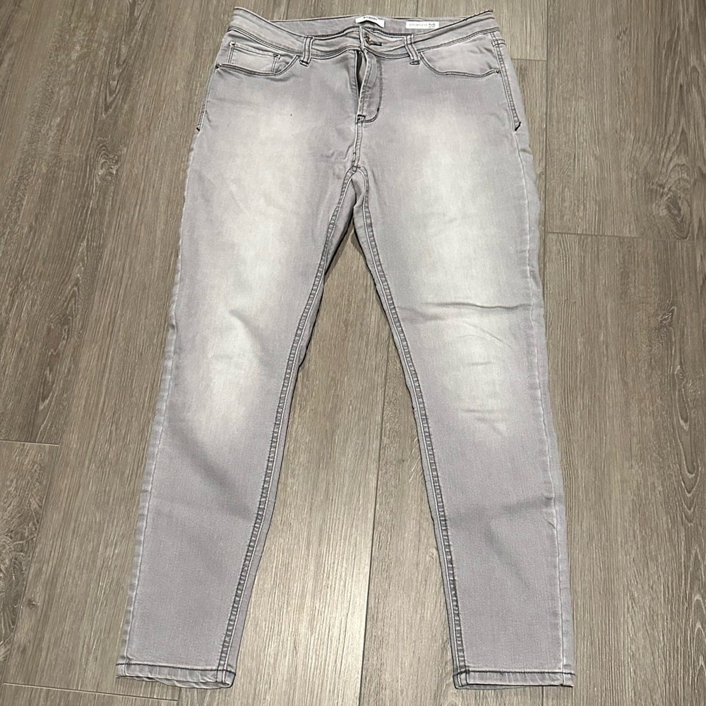 Women’s, size 10, Kenzie Jeans, grey denim.